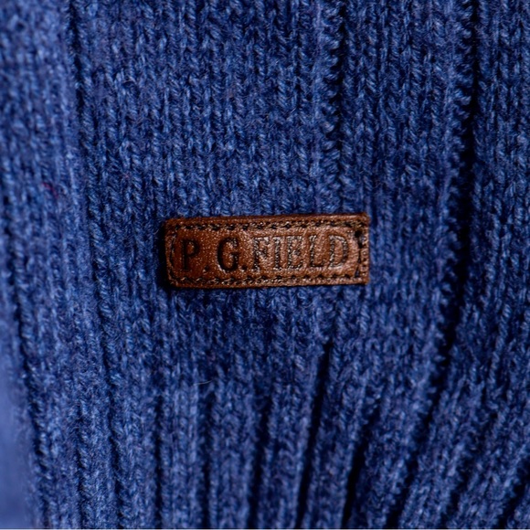 P.G. Field Blue Chunky Knit Sweater - Picture 3 of 4
